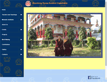 Tablet Screenshot of khyenkong-tharjay.org